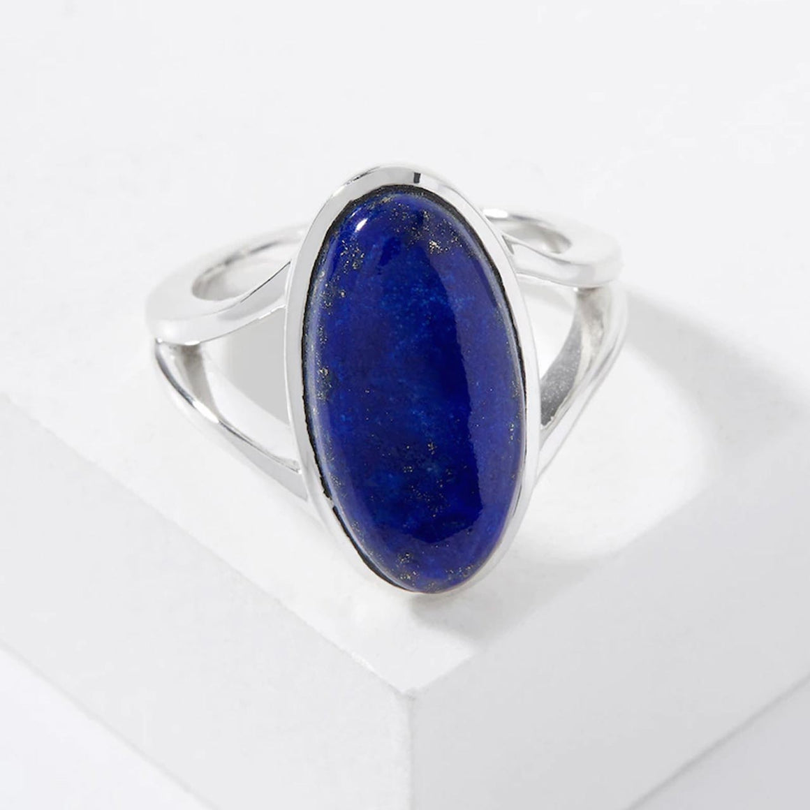 Lapis Bold Oval Ring