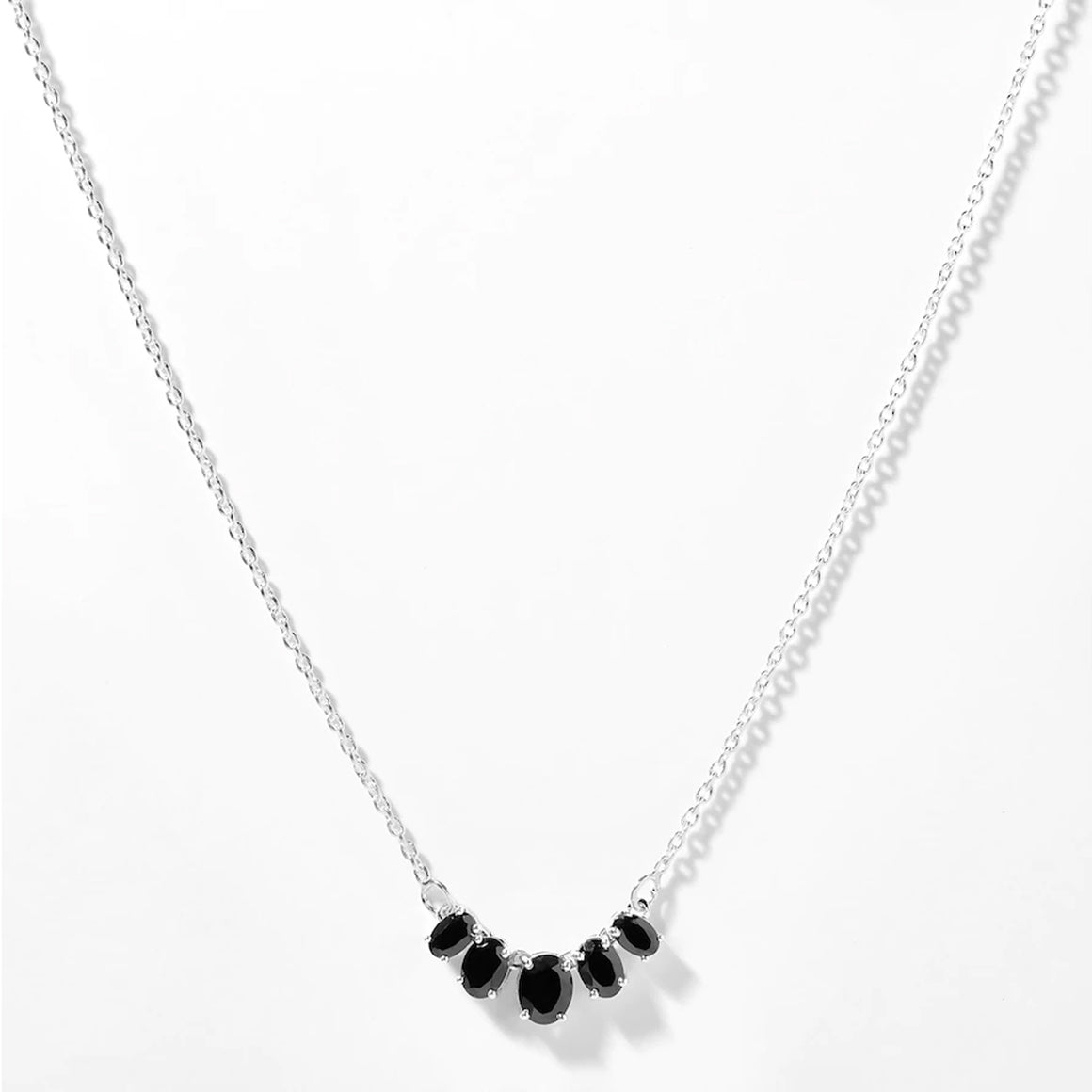 Black Spinel Gemstone Necklace