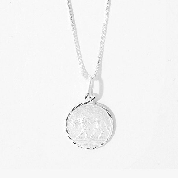 Taurus Astrological Pendant with 20" Chain