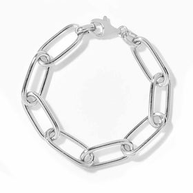 Large Paperclip Link Bracelet