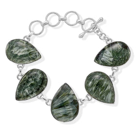Seraphinite Teardrop Bracelet