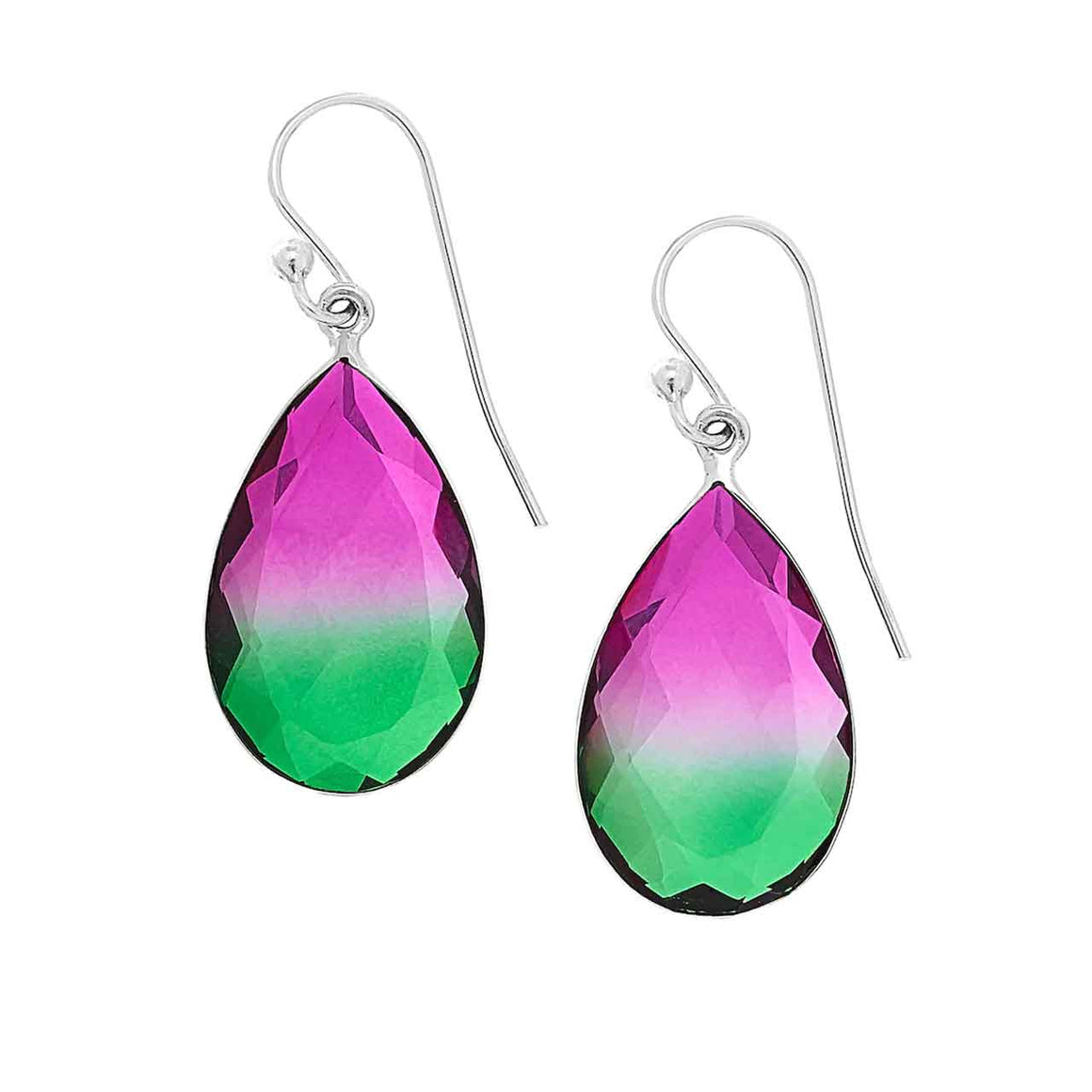 Watermelon Quartz Earrings