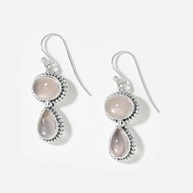 Rose Quartz Earrings