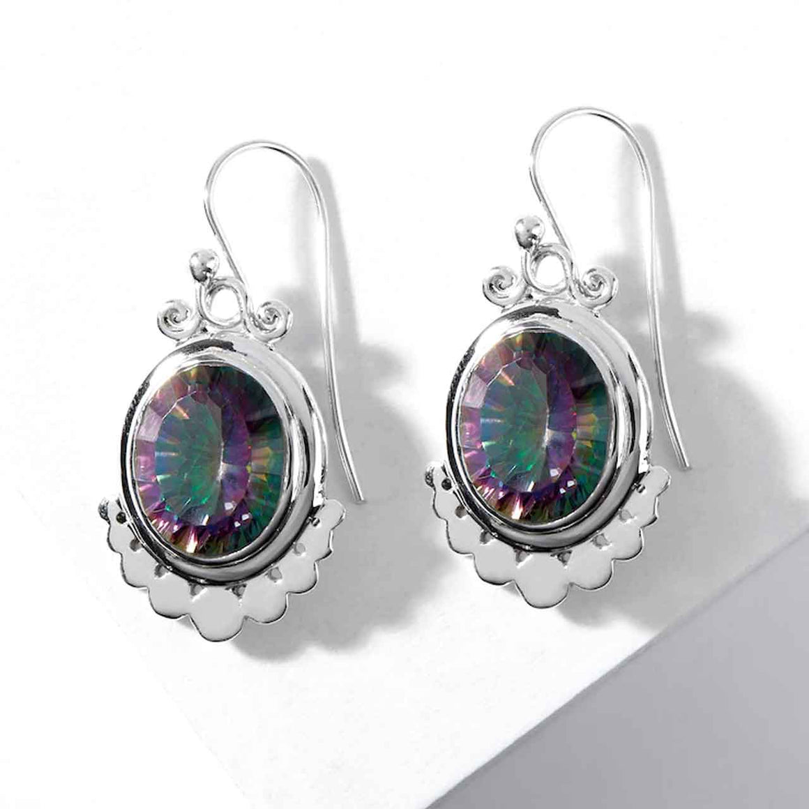 Mystic Quartz Drop Earrings