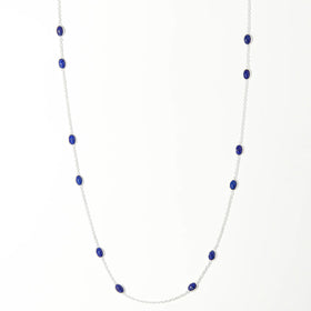 Lapis Cabochon Necklace