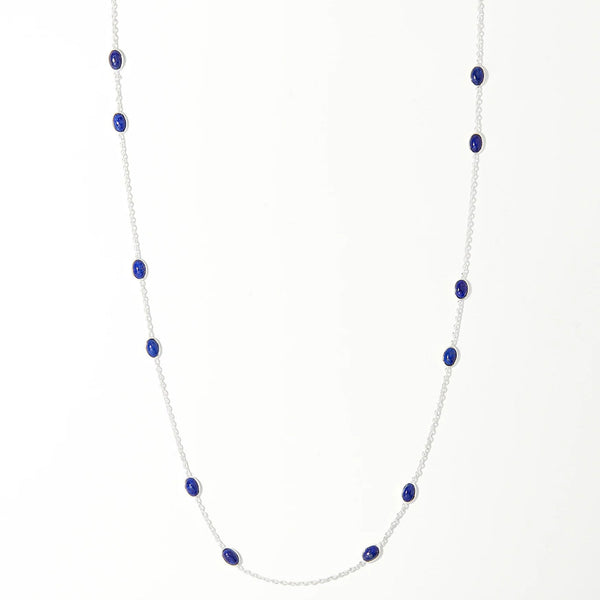 Lapis Cabochon Necklace