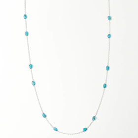 Mohave Turquoise Cabochon Necklace