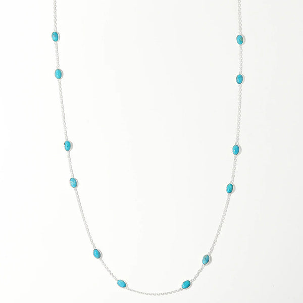 Mohave Turquoise Cabochon Necklace