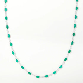 Green Onyx Multi Gemstone Necklace