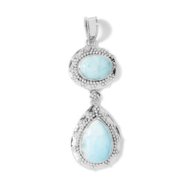 Larimar Drop Pendant