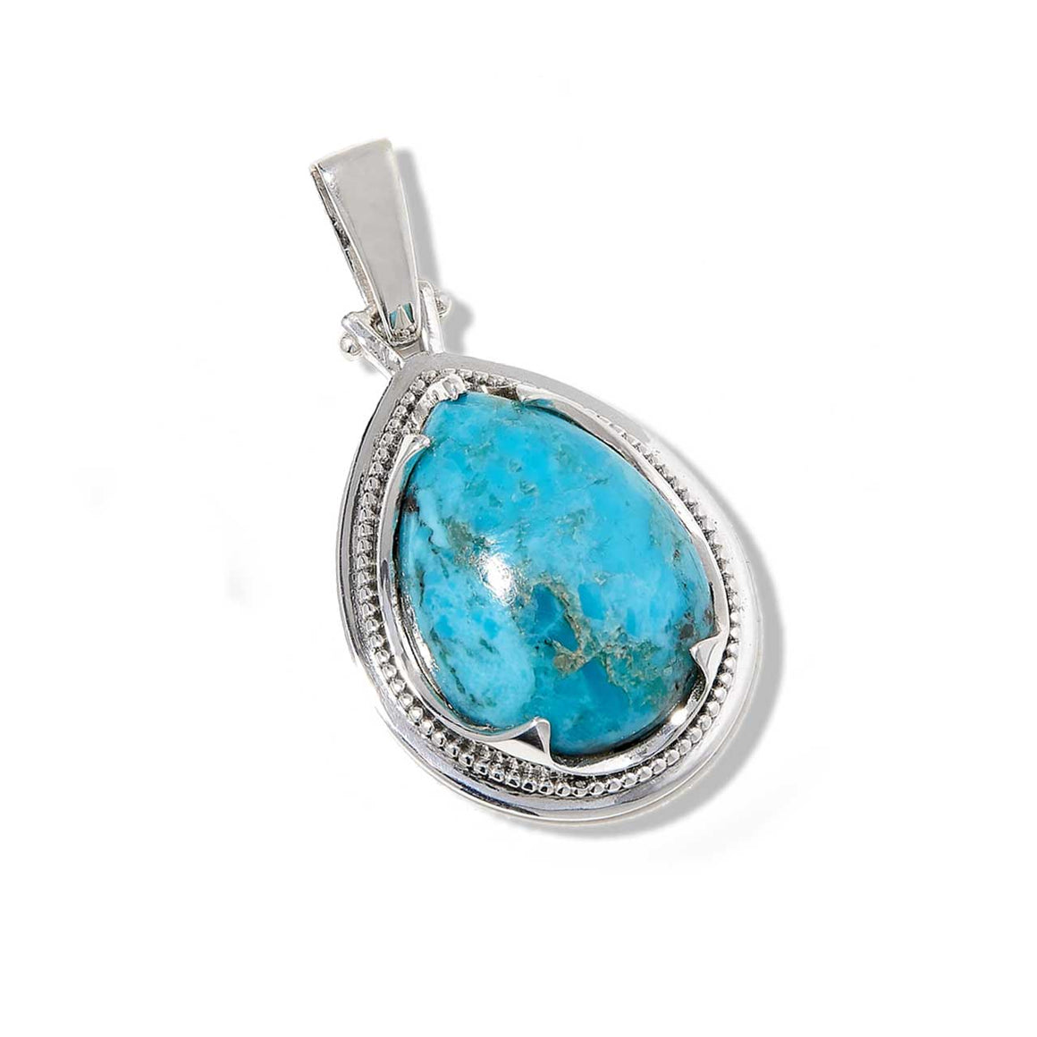 Mohave Turquoise Teardrop Pendant