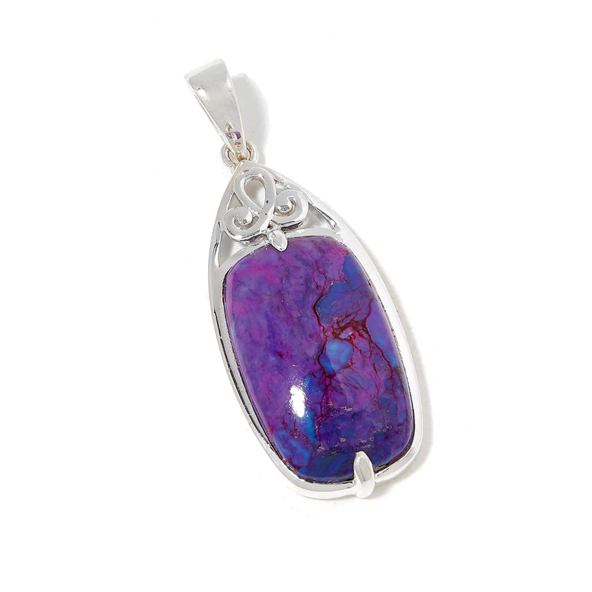 Purple Mohave Turquoise Cushion Pendant