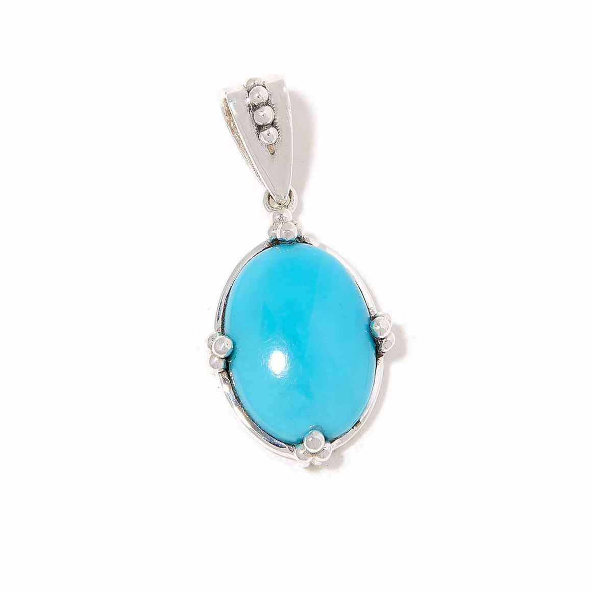 Sleeping Beauty Turquoise Pendant