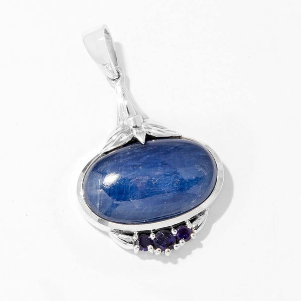 Kyanite and Iolite Pendant