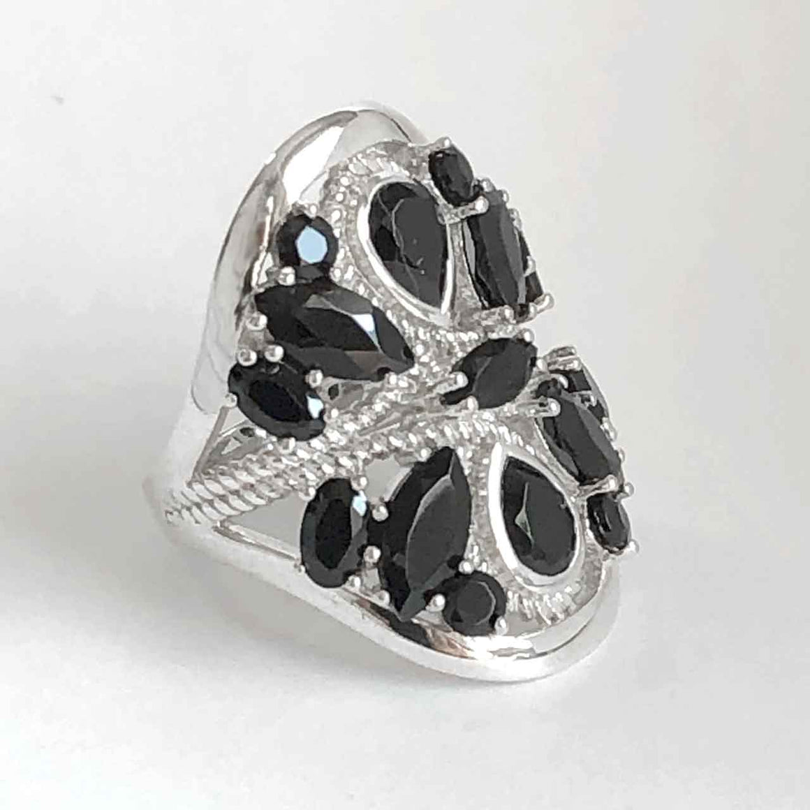 Black Spinel Ring