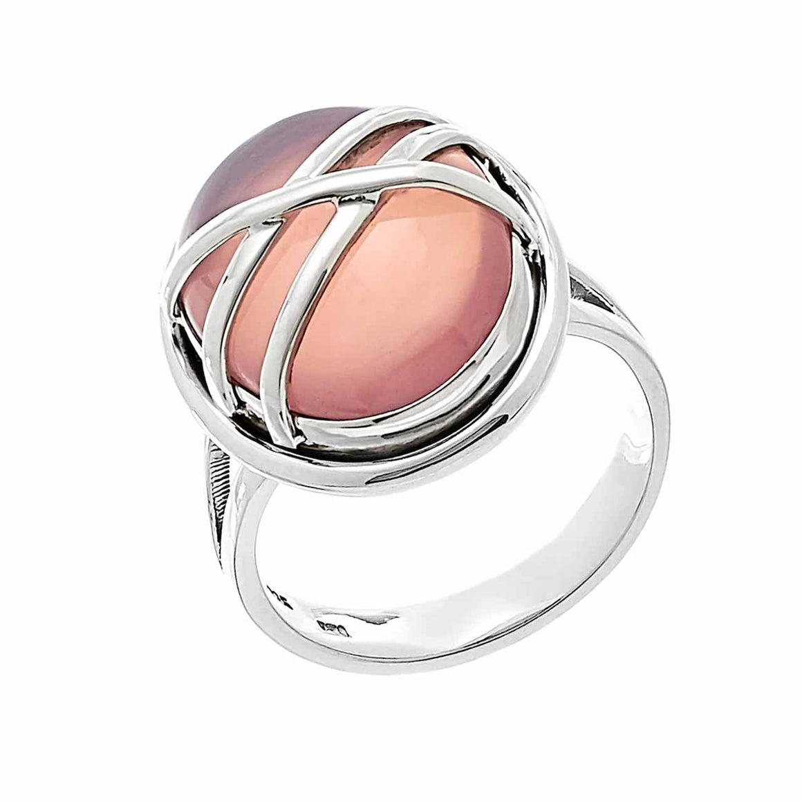 Pink Chalcedony Ring