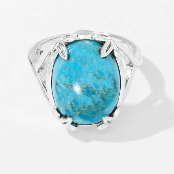 Mohave Turquoise Leaf Ring