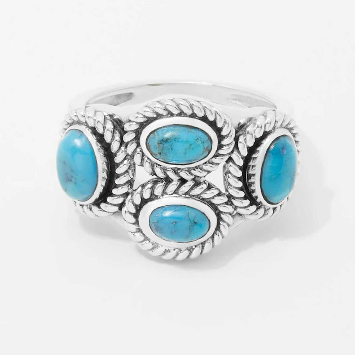 Mohave Turquoise Four Stone Ring