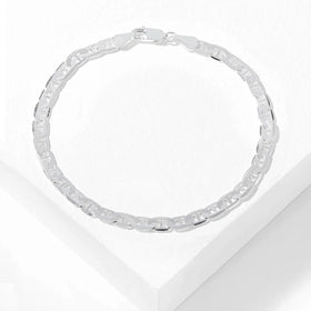 Unisex Marine Link Chain Bracelet - 8.5inch