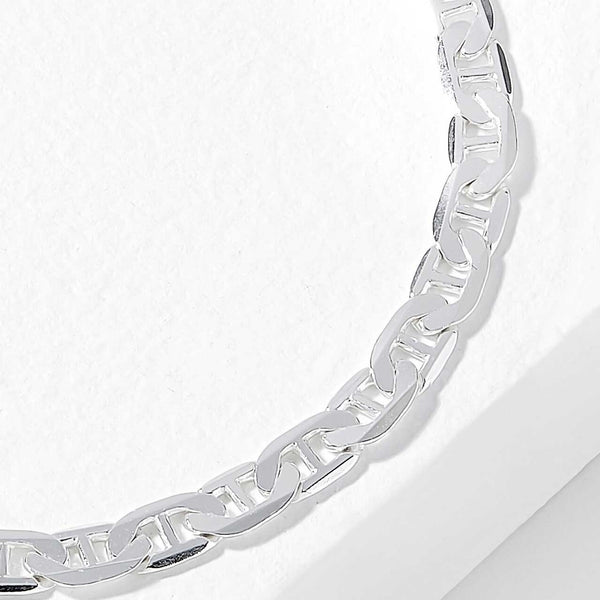 Unisex Marine Link Chain Bracelet - 8.5inch