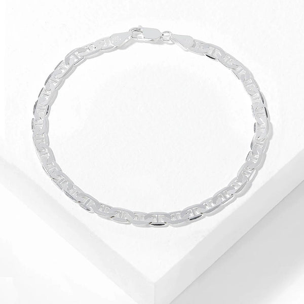 Unisex Marine Link Chain Bracelet - 8.5inch