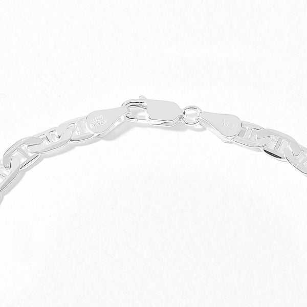 Unisex Marine Link Chain Bracelet - 8.5inch
