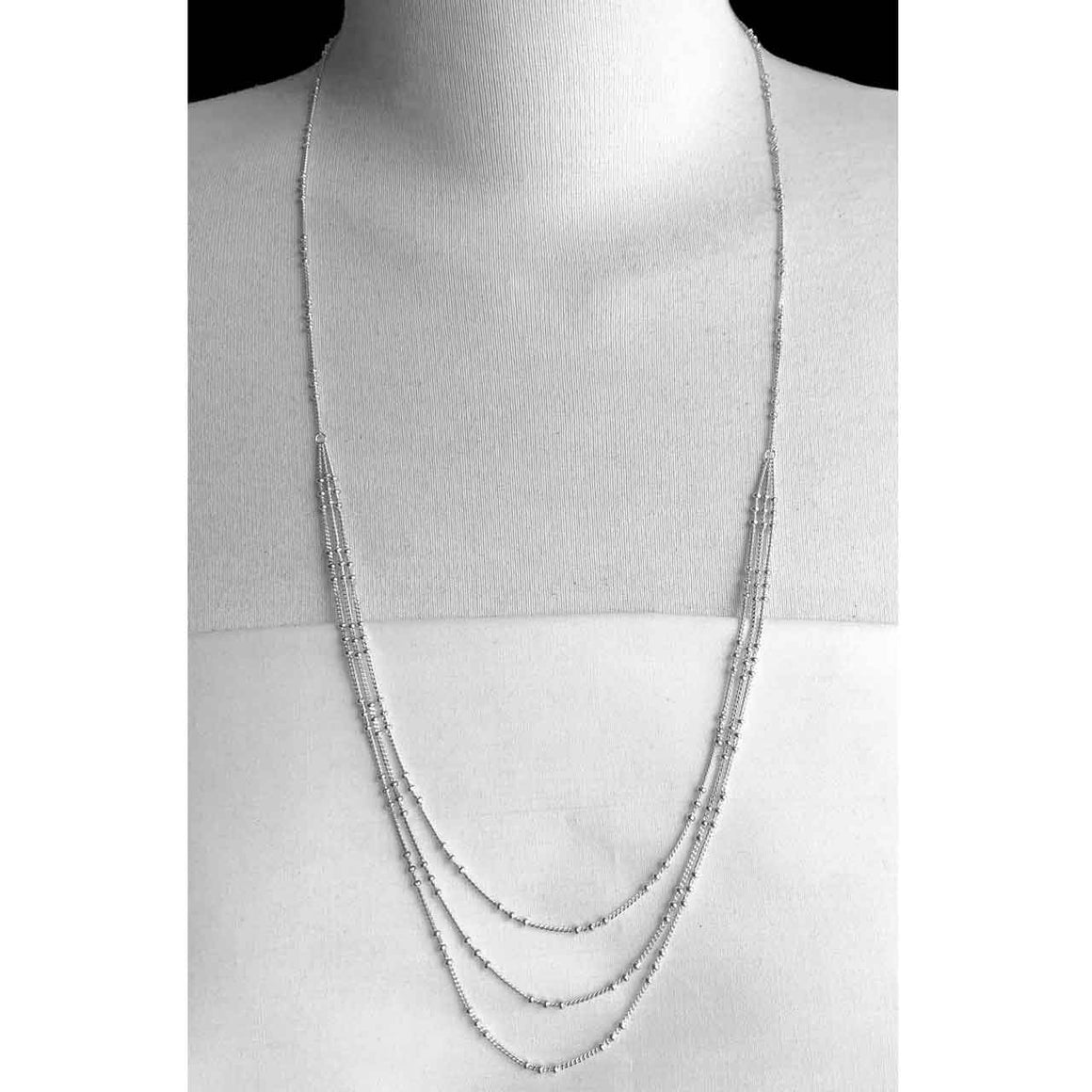 3 Strand Station Necklace