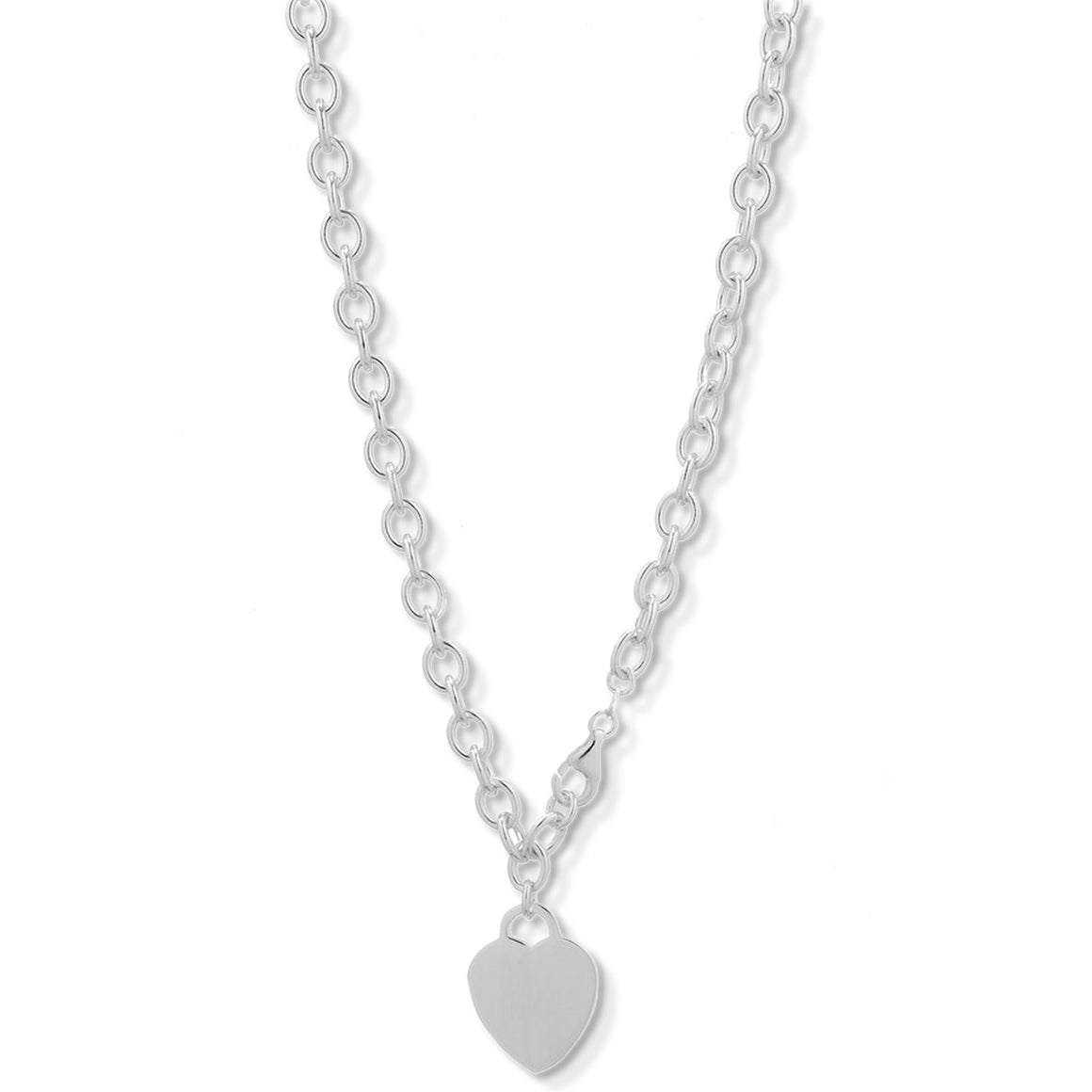 Heart charm necklace hotsell