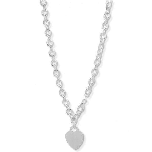 Heart Charm Necklace - 16"
