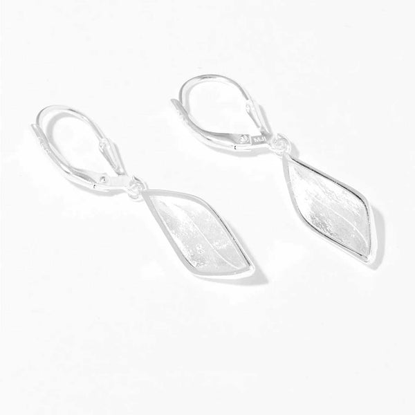 Sterling Silver Texture Drop Earrings