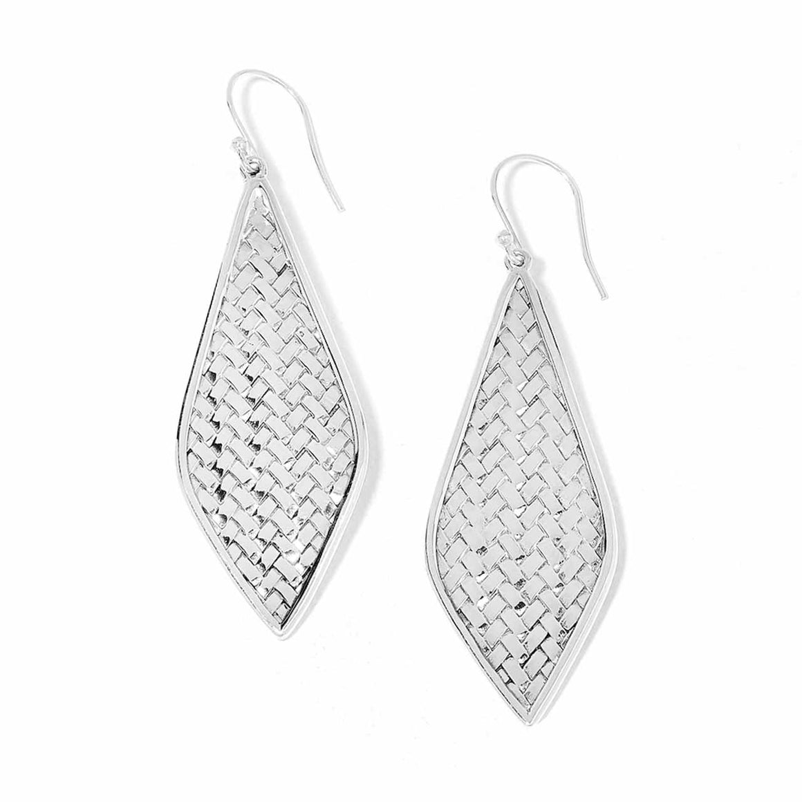 Sterling Silver Woven Earrings