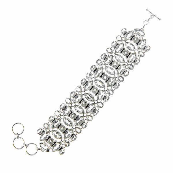 Green Amethyst Multi Gemstone Mosaic Bracelet