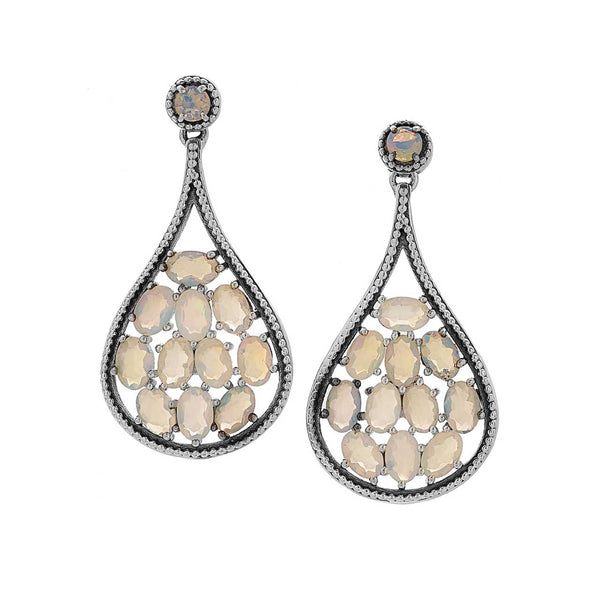 Ethiopian Opal Drop Earrings