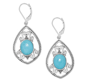 Sleeping Beauty Turquoise Earrings