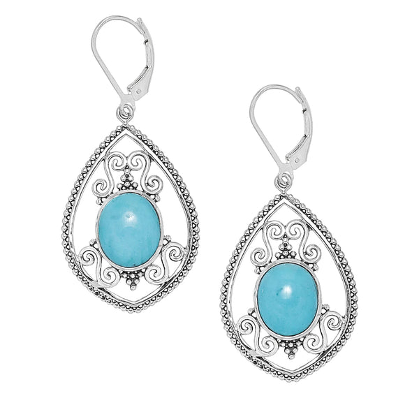 Sleeping Beauty Turquoise Earrings