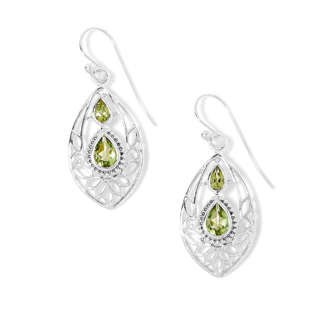 Peridot Drop Earrings