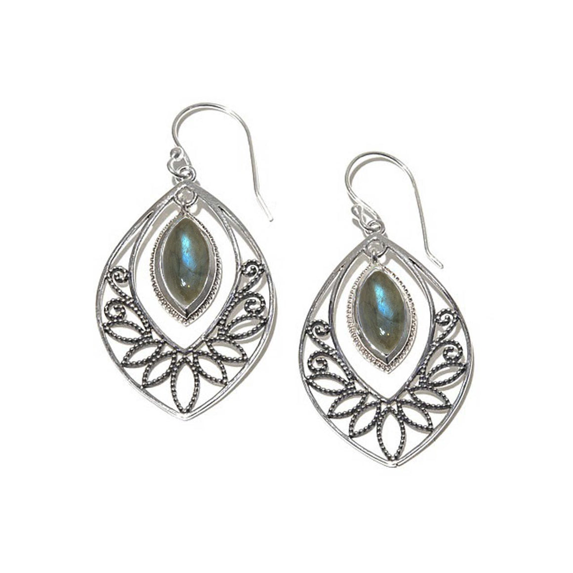 Labradorite Earrings