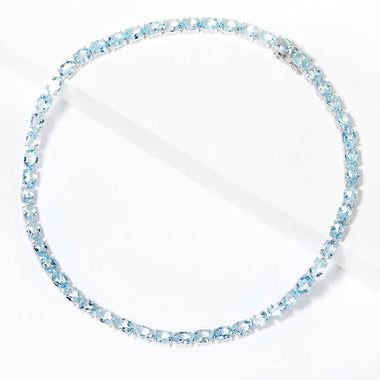 Blue Topaz Multi Gemstone Necklace