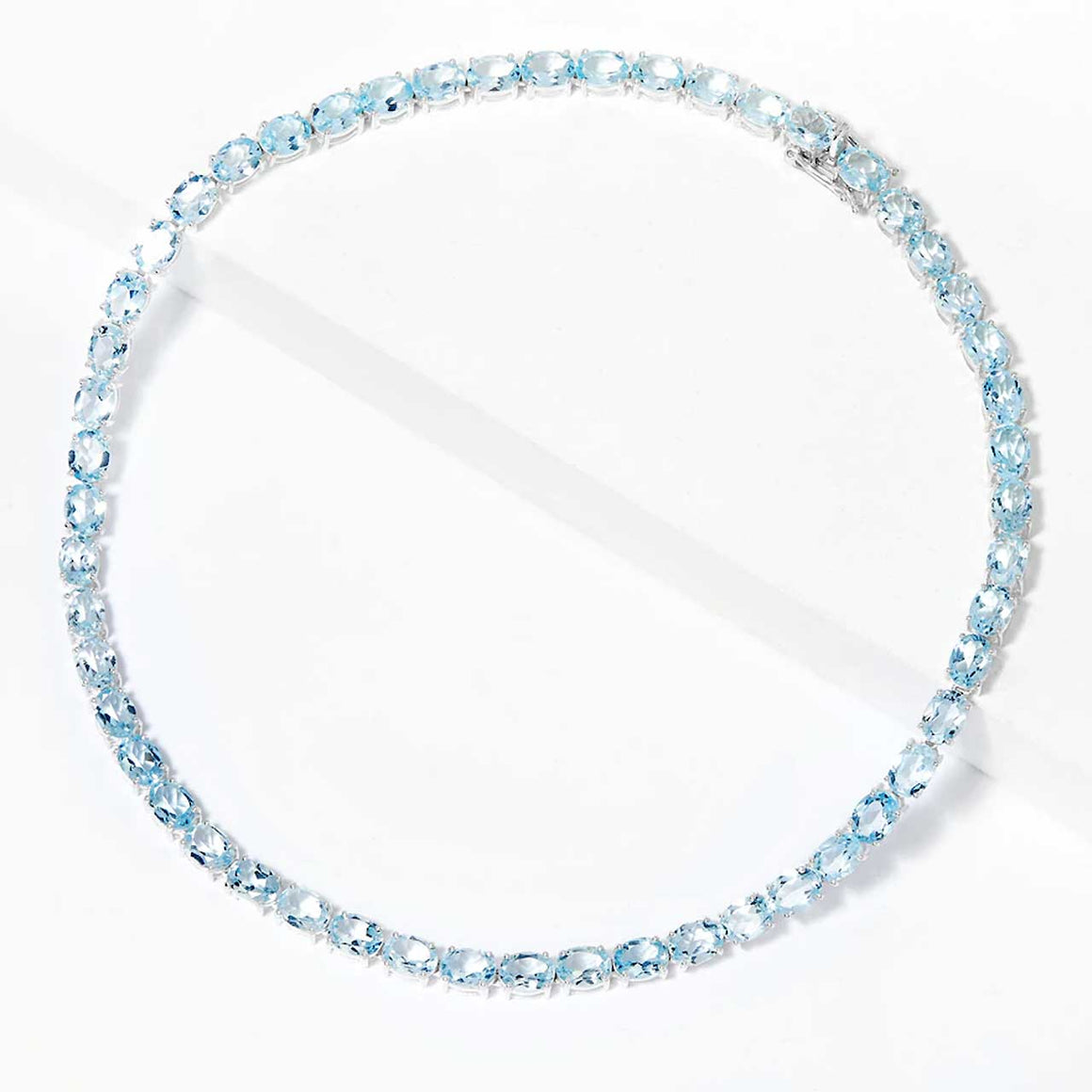 Blue Topaz Multi Gemstone Necklace