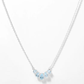 Blue Topaz Gemstone Necklace