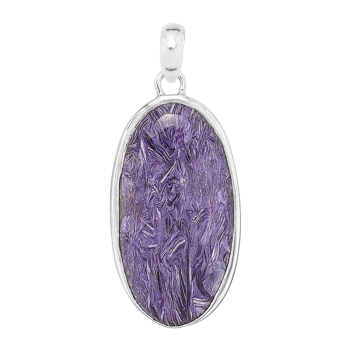 Sterling Silver Charoite Pendant