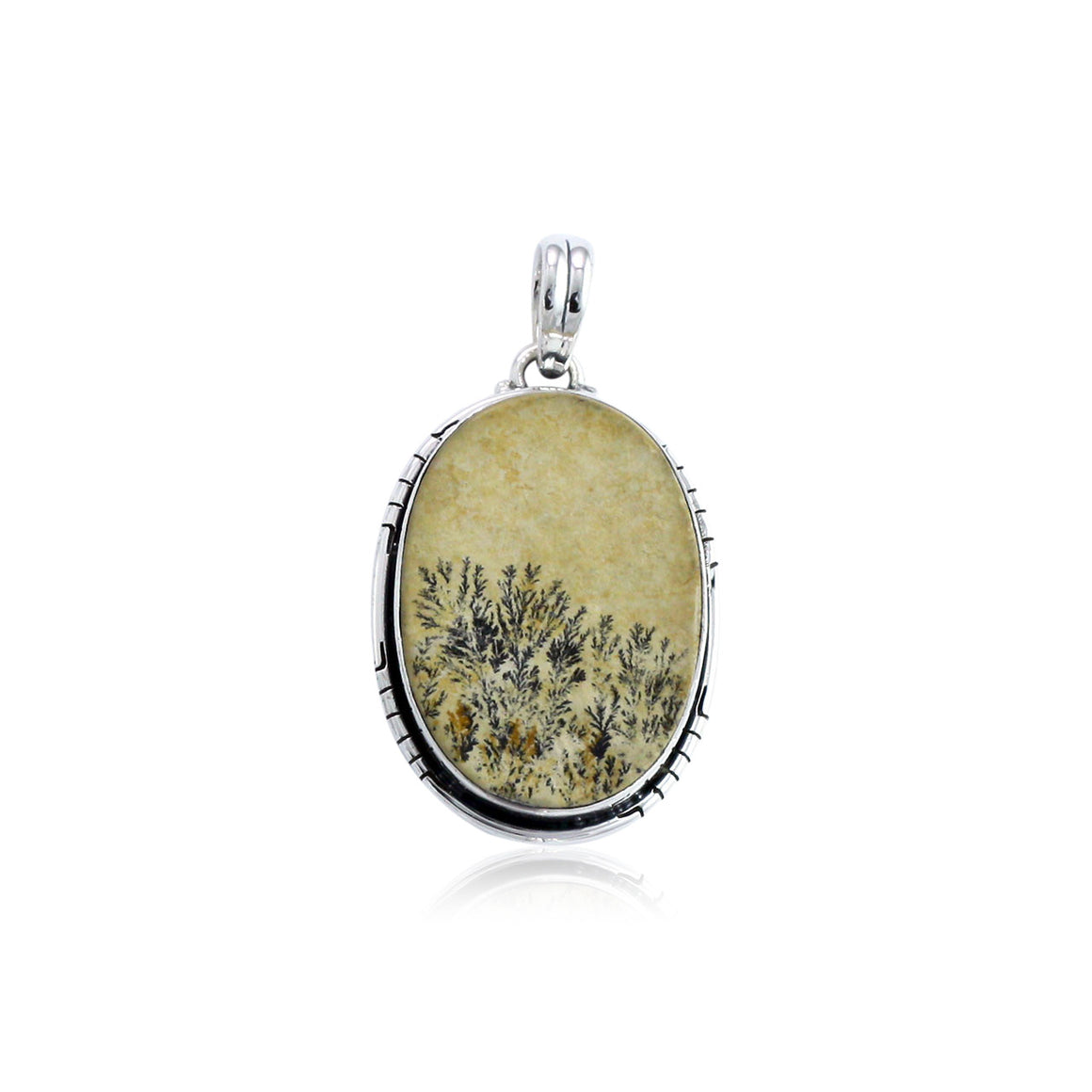 Landscape Dendrite Pendant - One of a Kind