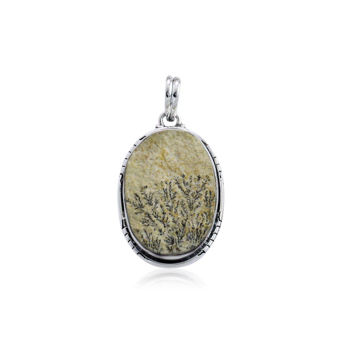 Landscape Dendrite Pendant - One of a Kind