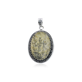 Landscape Dendrite Pendant - One of a Kind