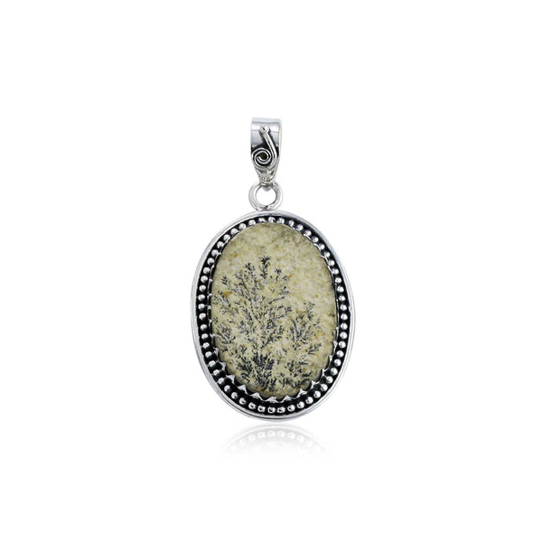 Landscape Dendrite Pendant - One of a Kind
