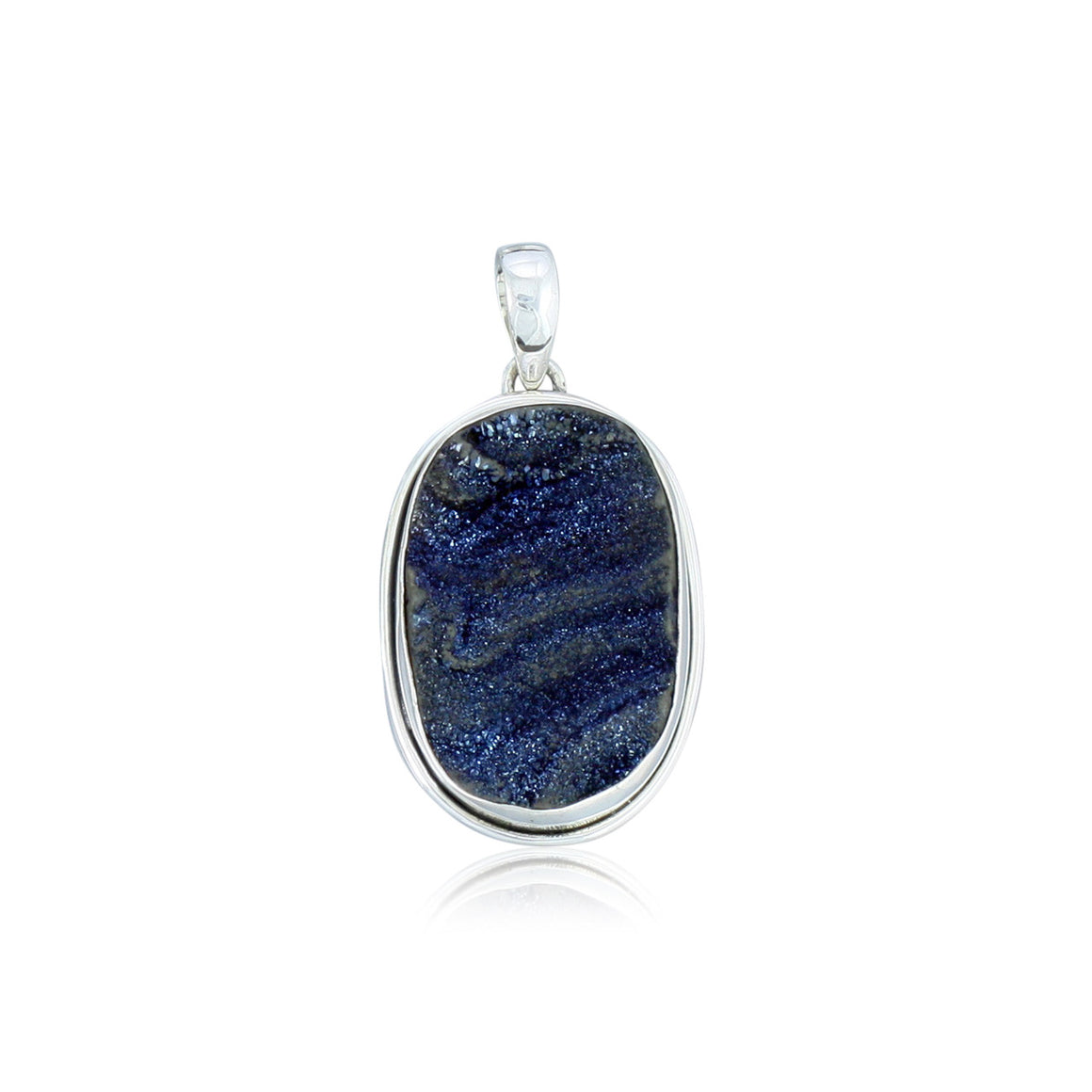 Blue Desert Drusy Pendant - One of a Kind