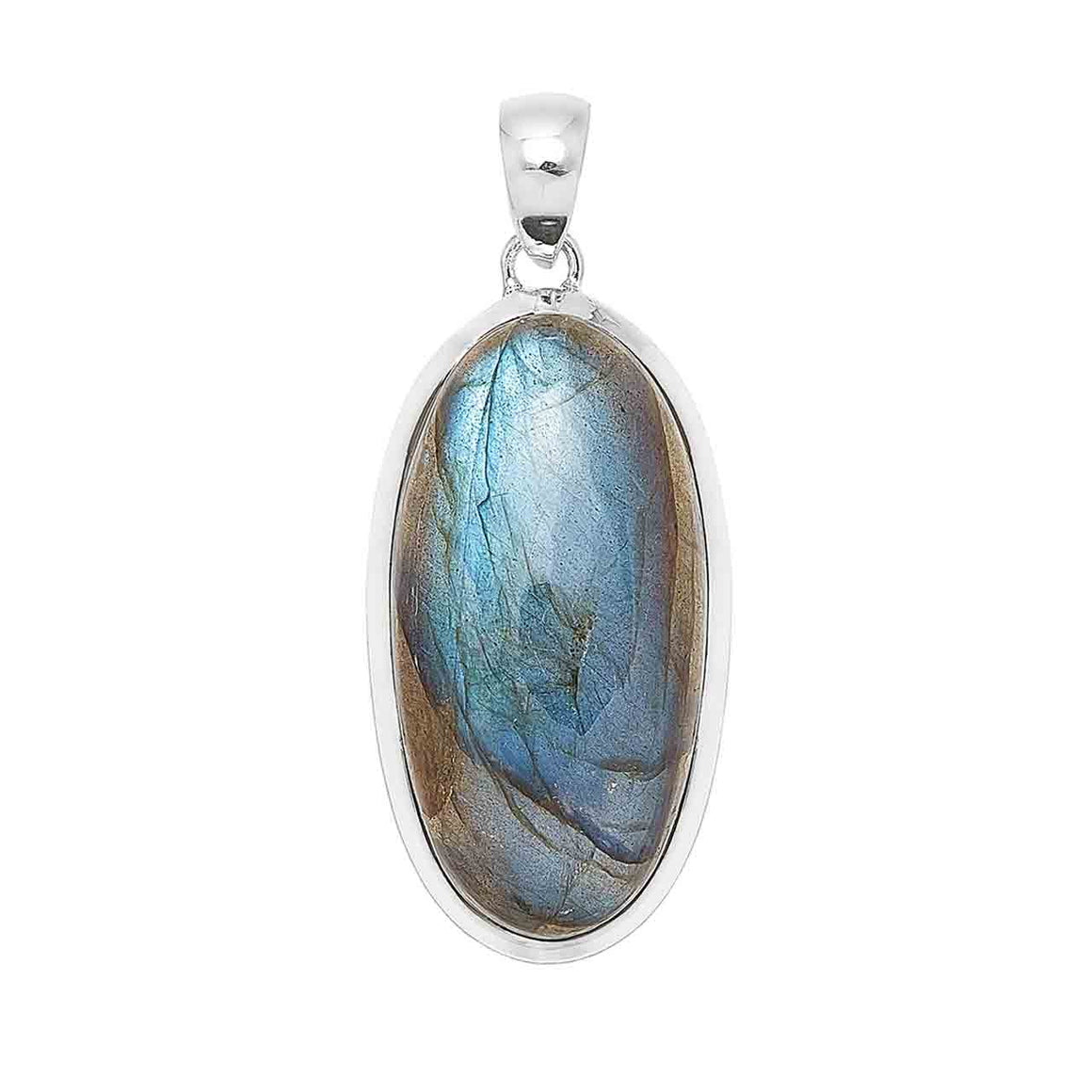 Labradorite Oval Pendant