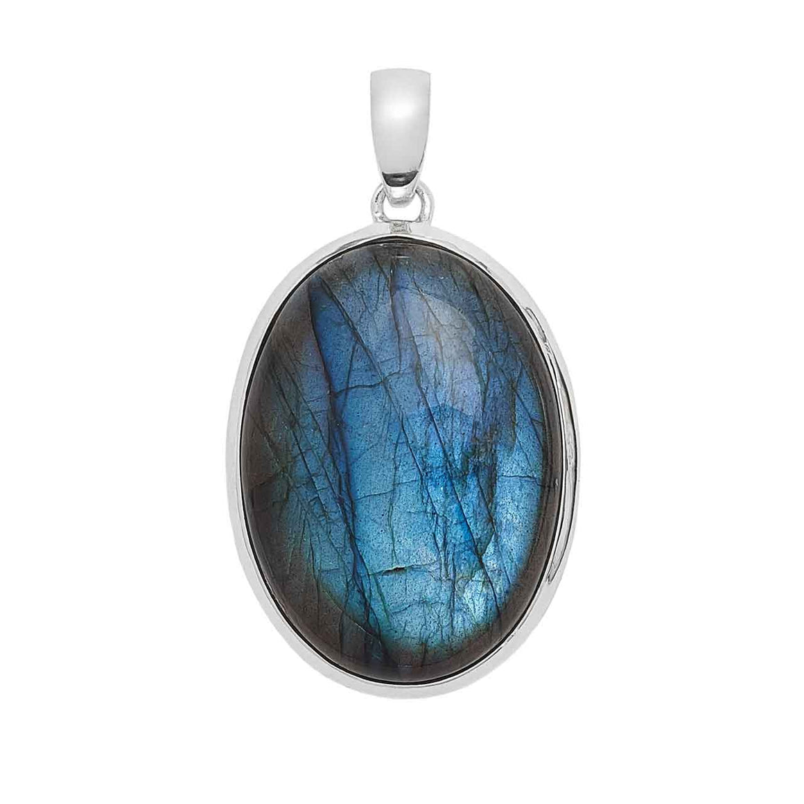 Sterling Silver Labradorite Pendant