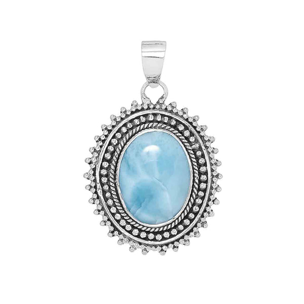 Larimar Oval Pendant