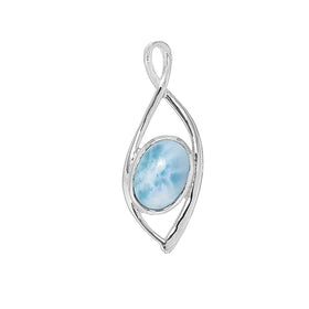 Larimar Oval Pendant